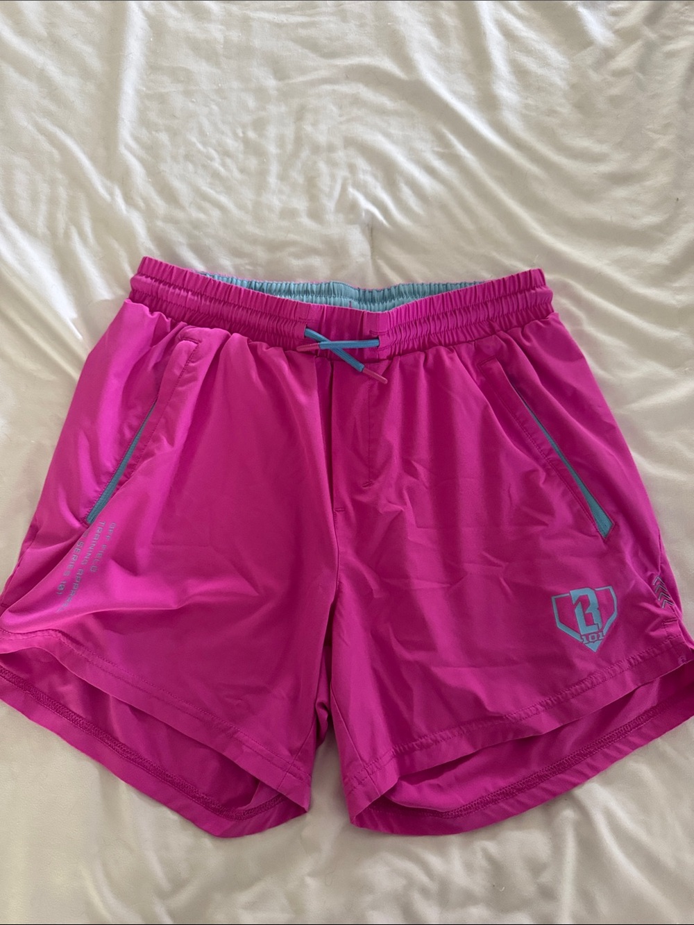 Baseball Lifestyle men’s pink athletic shorts